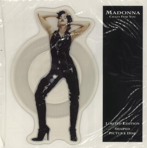 Madonna Crazy For You 限定 ピクチャーディスク Madonna Crazy for You Limited Edition Shaped Picture Disc